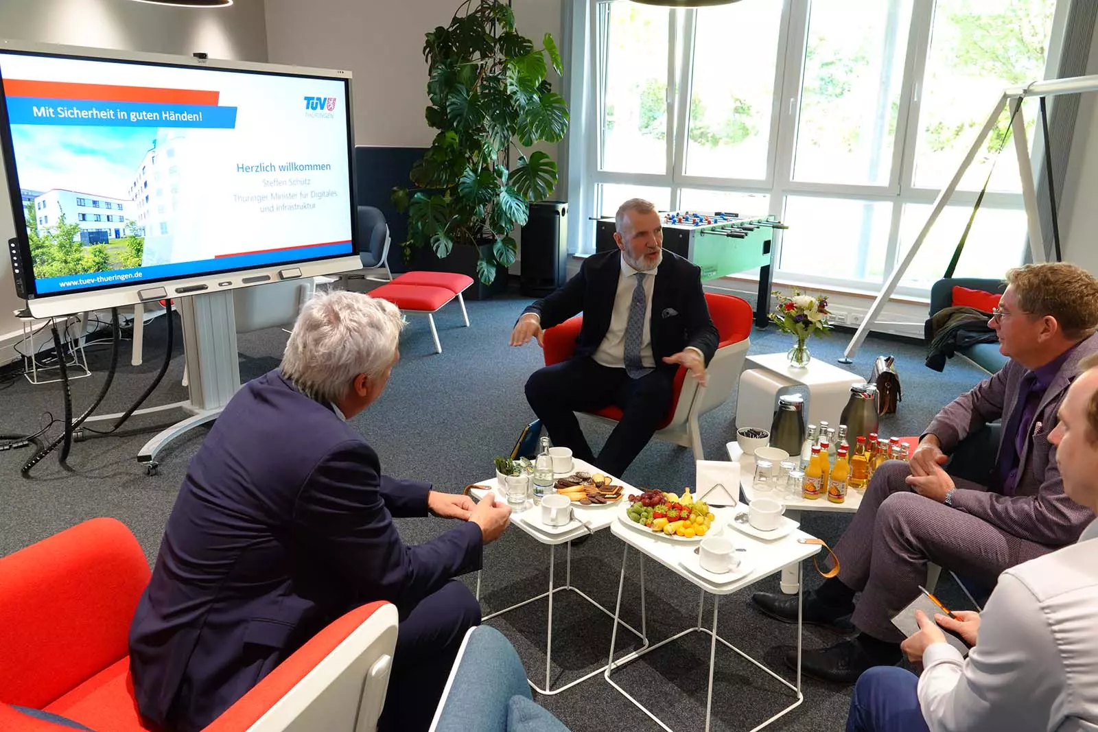 Besuch des Thüringer Digital-Ministers